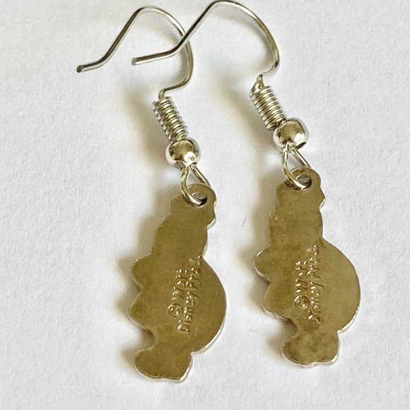 Vintage Disney Francis Ladybug Earrings It's a Bugs Life Charm Dangle Enamel - Picture 6 of 9